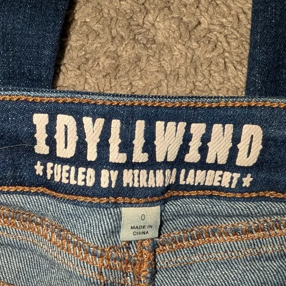 Idyllwind Blue Denim Button Fly Jeans Bootcut High Rise - Picture 3 of 4